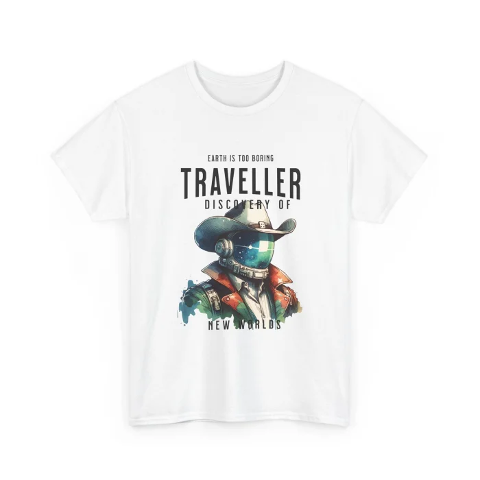T-shirt z nadrukiem Traveller Cowboy